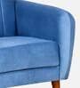 Meville Fabric 1 Seater Sofa in Powder Blue Colour