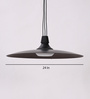 Alessa Black Aluminium LED Ceiling Lights