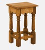 Mexico  Sheesham Wood Nest Of Tables in Scratch Resistant Rustic Teak Finish