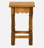 Mexico  Sheesham Wood Nest Of Tables in Scratch Resistant Rustic Teak Finish