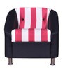 Mexico Leatherette 1 Seater Sofa in Multi Colour
