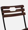 Mexico Metal Folding Chair in Provincial Teak Finish