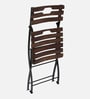 Mexico Metal Folding Chair in Provincial Teak Finish