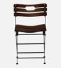 Mexico Metal Folding Chair in Provincial Teak Finish