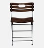 Mexico Metal Folding Chair in Provincial Teak Finish