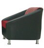 Mexico 1 Seater Sofain Red & Black colour