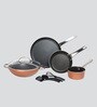 Aluminium Non-Stick Cookware-Set of 7 with 1 Glass lid