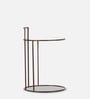 Meylon C-Shape End Table in Bronze Finish