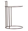 Meylon C-Shape End Table in Bronze Finish