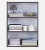Mezzola Large Bookshelf In Wenge & White Finish