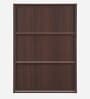 Mezzola Large Bookshelf In Wenge & White Finish