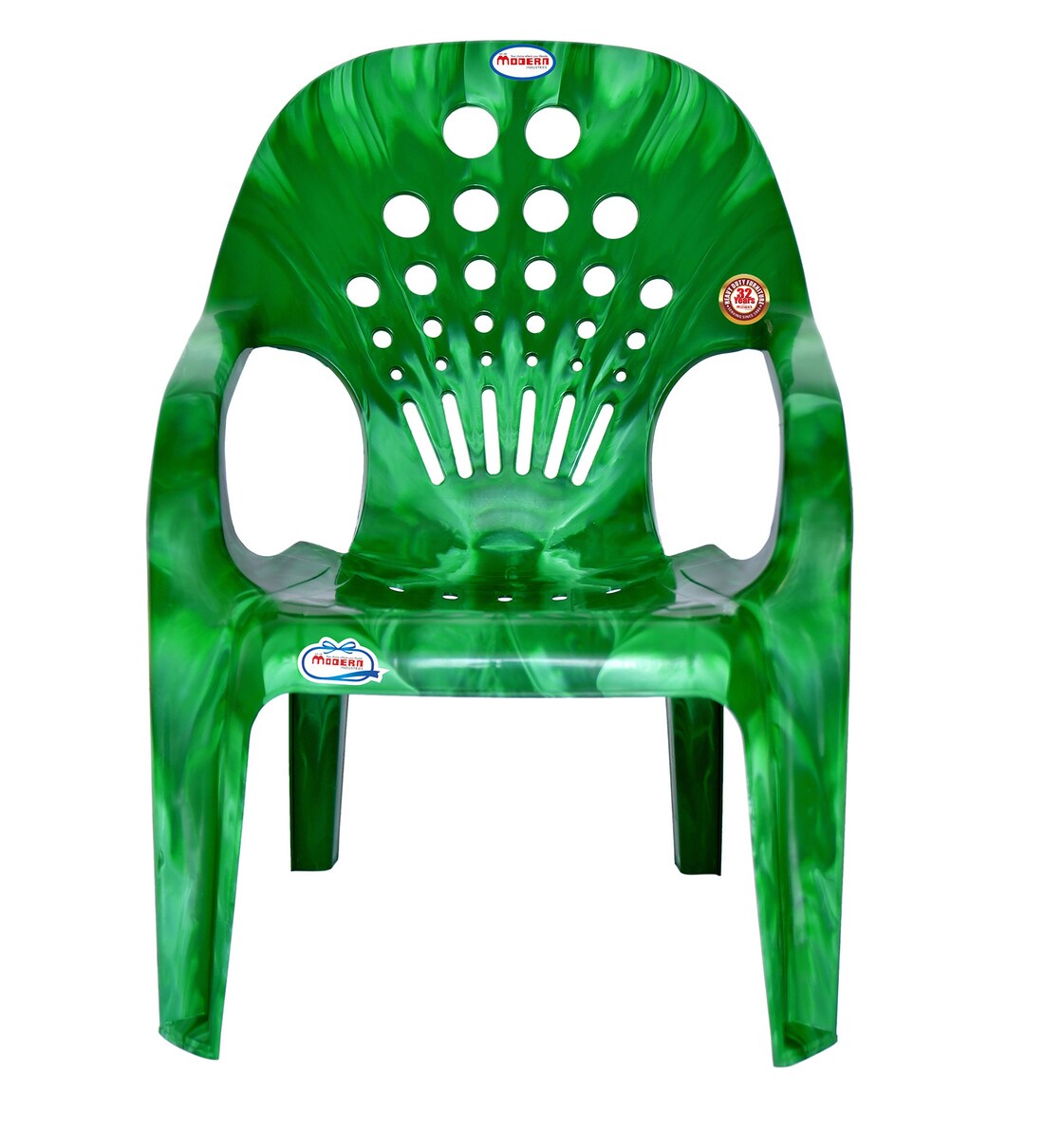 Buy Relax Plastic Chair in Green Colour By Modern industries Online