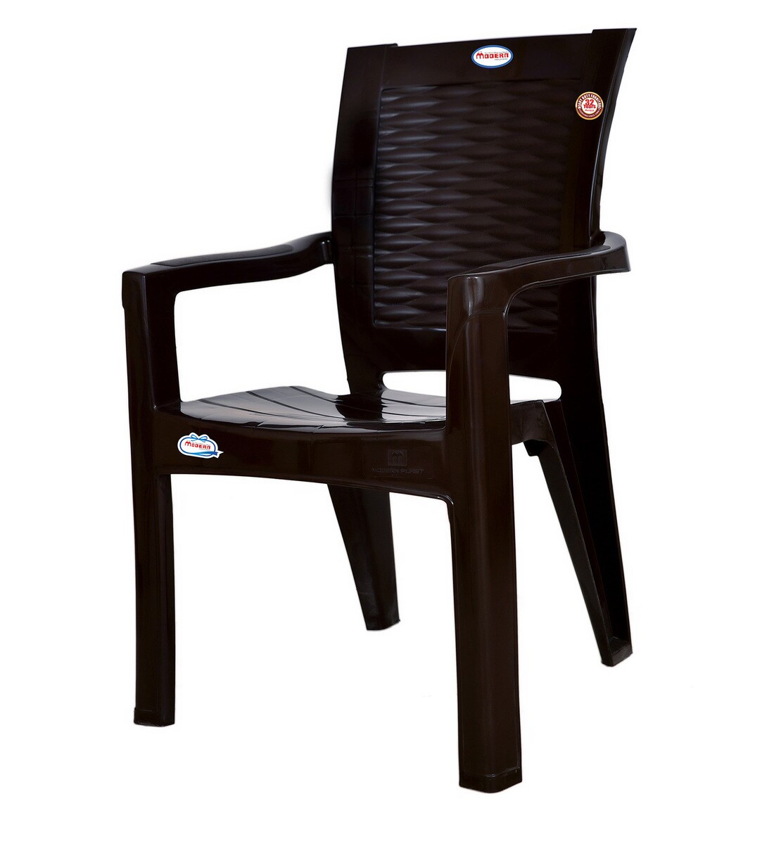 Buy Venus Plastic Chair in Brown Colour By Modern industries Online