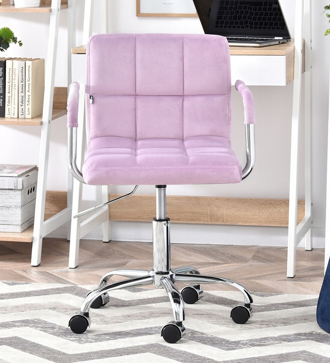 Light purple desk online chair