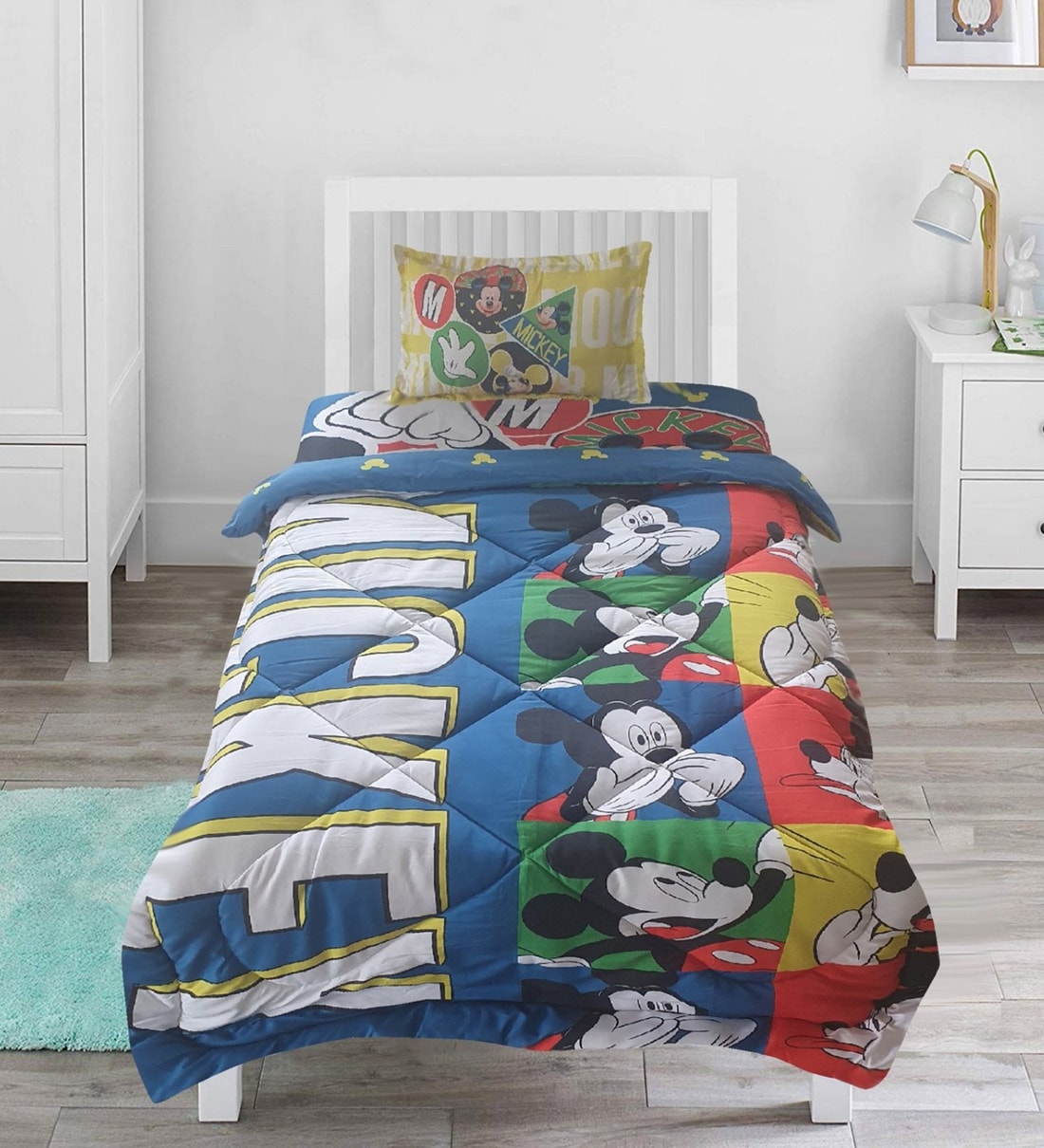 mickey mouse cot set