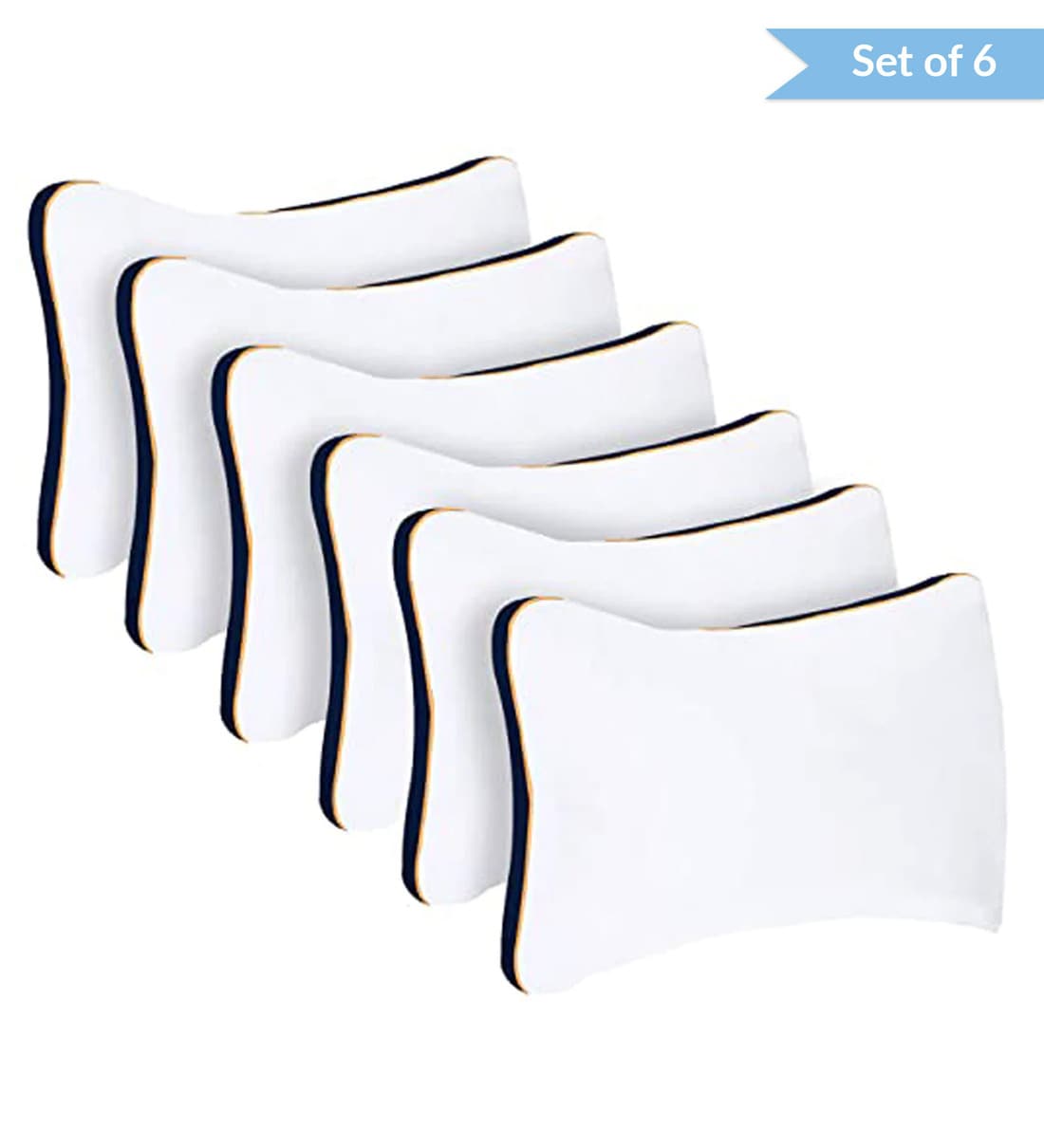 Buy Microfiber 27 x 18 Inch Pillows (Set of6) at 36 OFF by Sleepsia