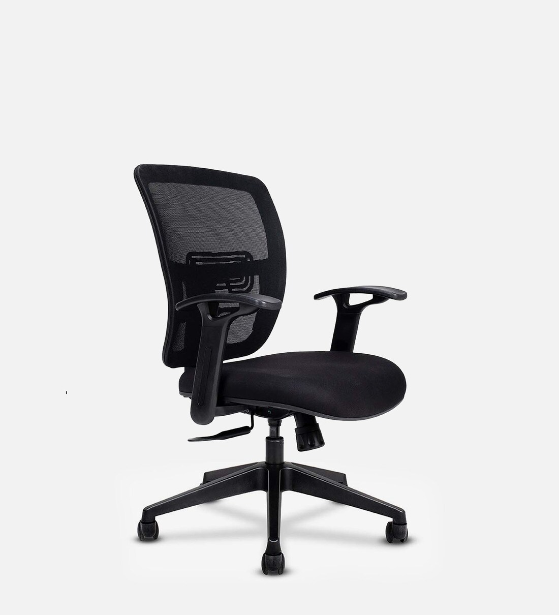 Buy Mid Back Ergonomic Chair In Black Colour by Wipro Online