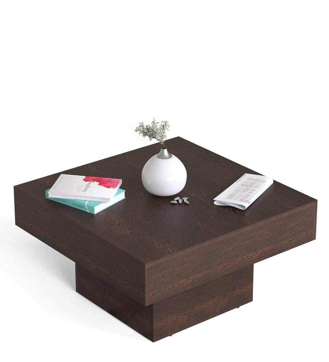 Buy Mido Square Coffee Table in Wenge Finish Online Modern Coffee