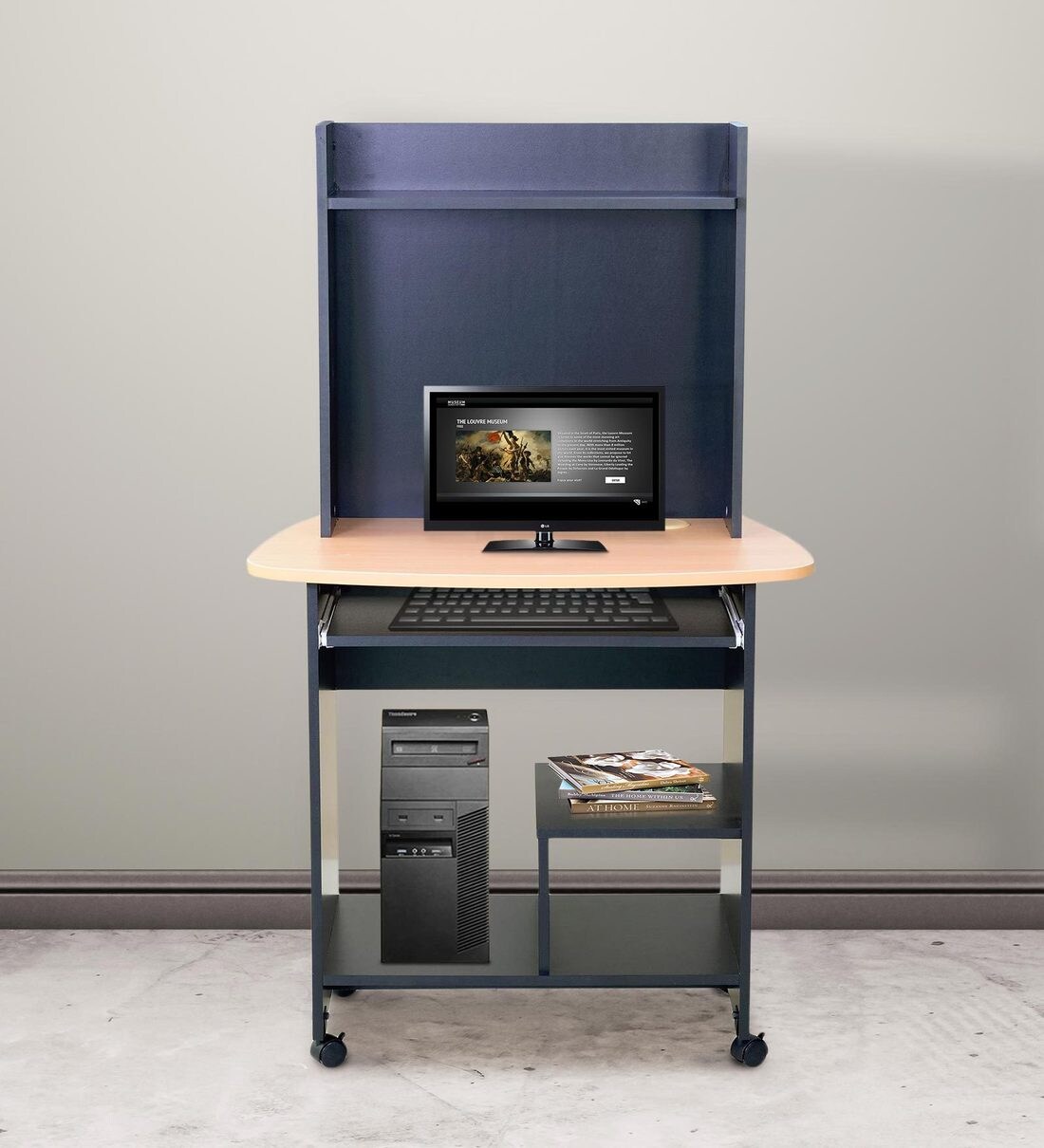 Buy Mika Computer Table In Wenge Finish By Mintwud Online Computer