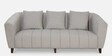 Mia Fabric 3 Seater Sofa In Ash Grey Colour
