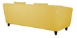 Mia Fabric 3 Seater Sofa In Camel Yellow Colour