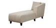 Mia Fabric LHS Sectional Sofa (2 + Lounger) in Beige Colour