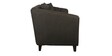 Mia Fabric 3 Seater Sofa In Brown Colour
