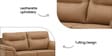 Miami 2 Seater Sofa In Brown Colour