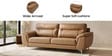 Miami 3 Seater Sofa In Brown Colour