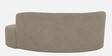 Miami Comfy Curve 3 Seater Sofa In Beige Colour