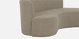 Miami Comfy Curve 3 Seater Sofa In Beige Colour