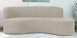 Miami Comfy Curve 3 Seater Sofa In Beige Colour