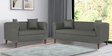 Miami Fabric Sofa Set In Grey Colour With 3+2 Combination