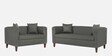Miami Fabric Sofa Set In Grey Colour With 3+2 Combination