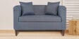 Miami Fabric 2 Seater Sofa in Omega Blue Colour