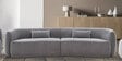 Miami Fabric 4 Seater Sofa In Grey Colour