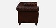 Miceli Leather 2 Seater Sofa In Brown Finish