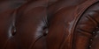 Miceli Leather 2 Seater Sofa In Brown Finish