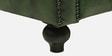 Miceli Leather 3 Seater Sofa In Olive Green Finish