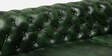 Miceli Leather 3 Seater Sofa In Olive Green Finish