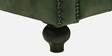Miceli Leather 3 Seater Sofa In Olive Green Finish