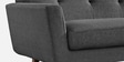 Mid-Century Fabric 3 Seater Sofa in Grey Colour