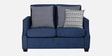 Milano Fabric 2 Seater Sofa In Blue Colour