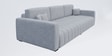 Milena 3 seater sofa in Light Grey colour Milena 3 seater sofa in Light Grey colour