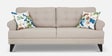 Miller Fabric 3 Seater Sofa in Beige Colour
