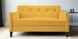 Miller Fabric 2 Seater Sofa in Bold Yellow Colour