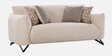 Milo Fabric 2 Seater Sofa In Beige Colour