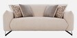Milo Fabric 2 Seater Sofa In Beige Colour
