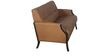 Milos 3 Seater Sofa in Cappucino Finish
