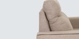 Mily Fabric 2 Seater Sofa In Beige Colour